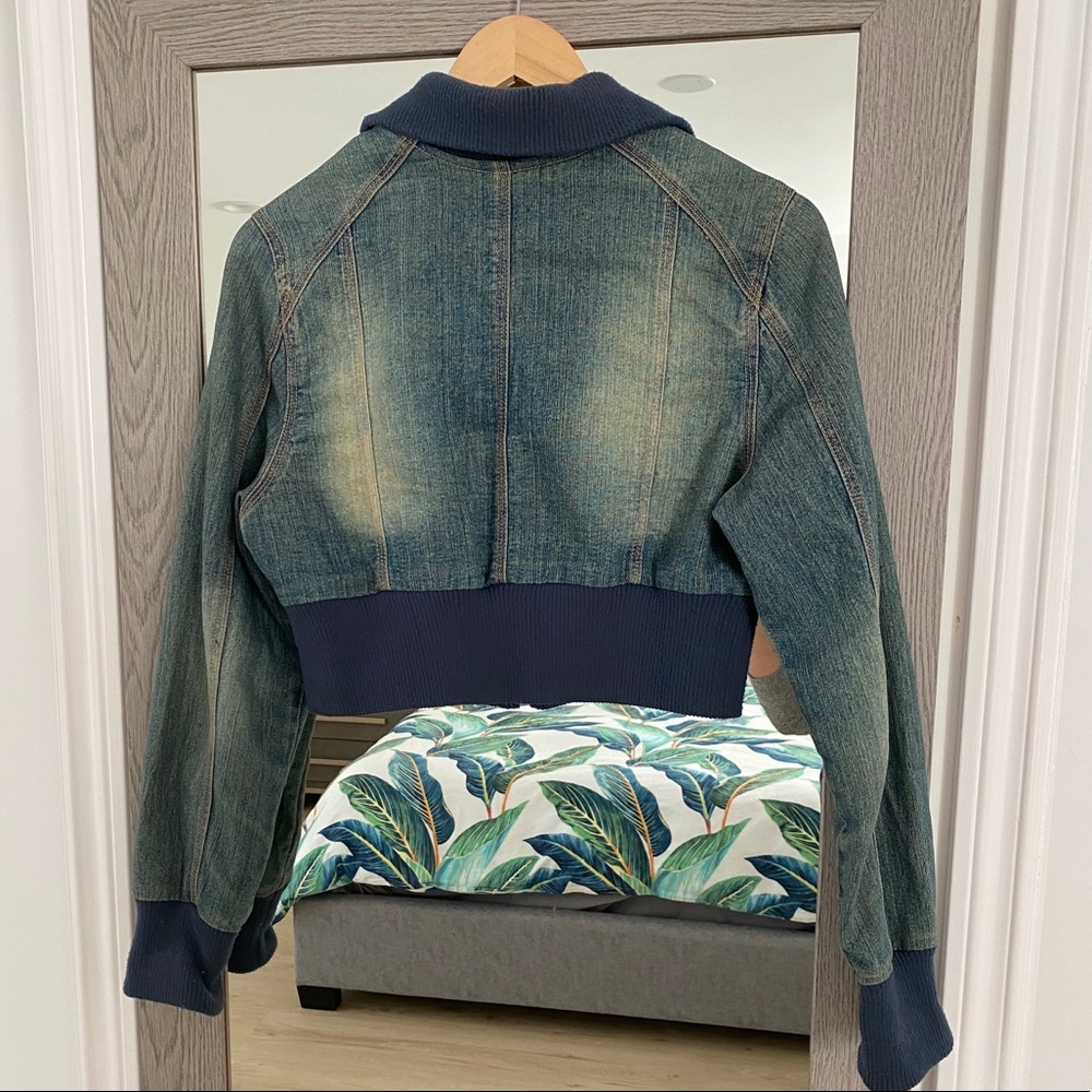 Crop denim jacket - Picture 5 of 6